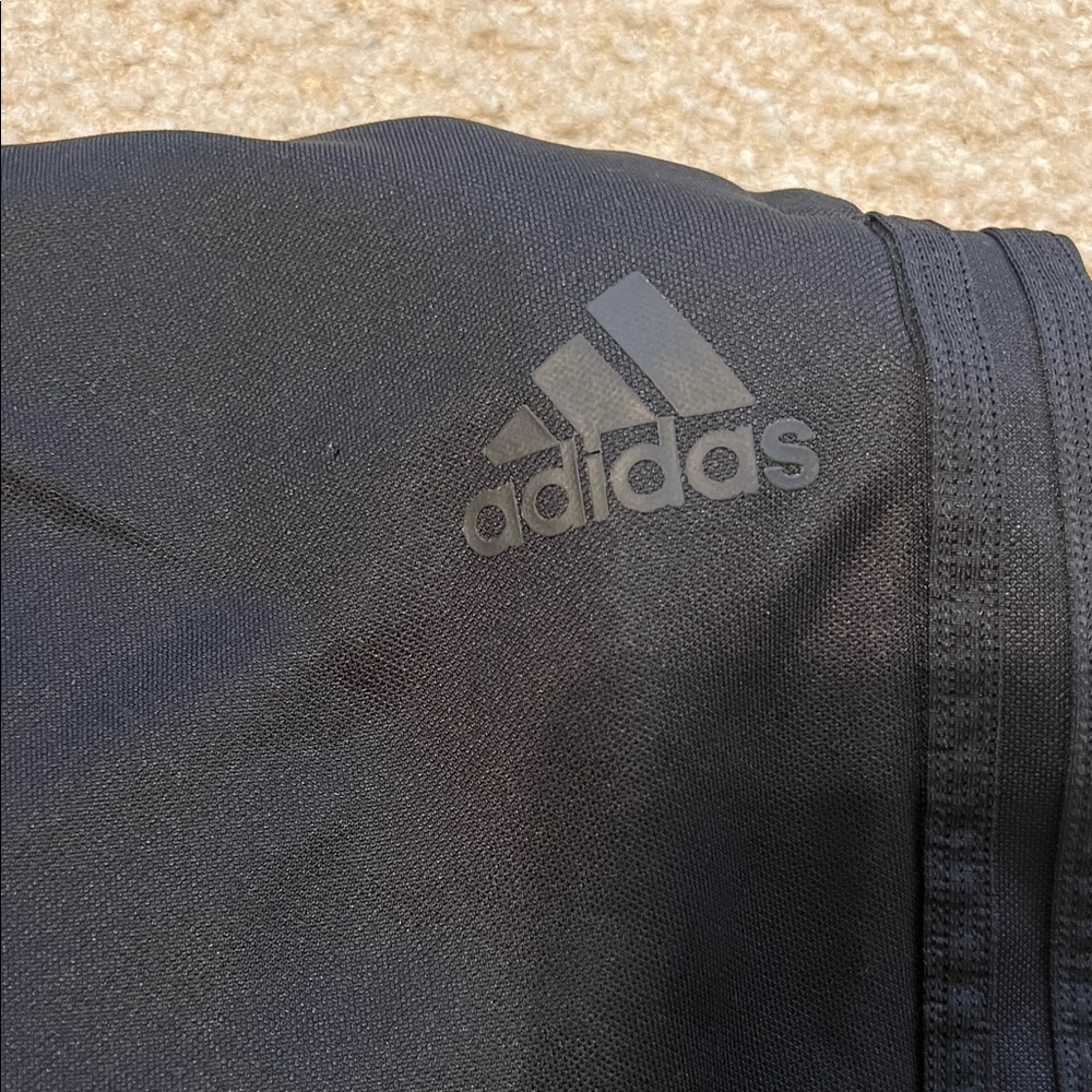 Adidas Men’s Black Joggers with White Stripes - Picture 7 of 7